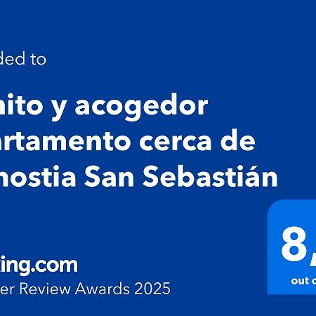 Bonito Y Acogedor Apartamento Cerca De Donostia San Sebastian Lezo Zewnętrze zdjęcie